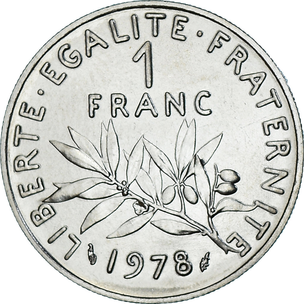 Monnaie, France, Semeuse, Franc, 1978, Paris, série FDC, FDC, Nickel
