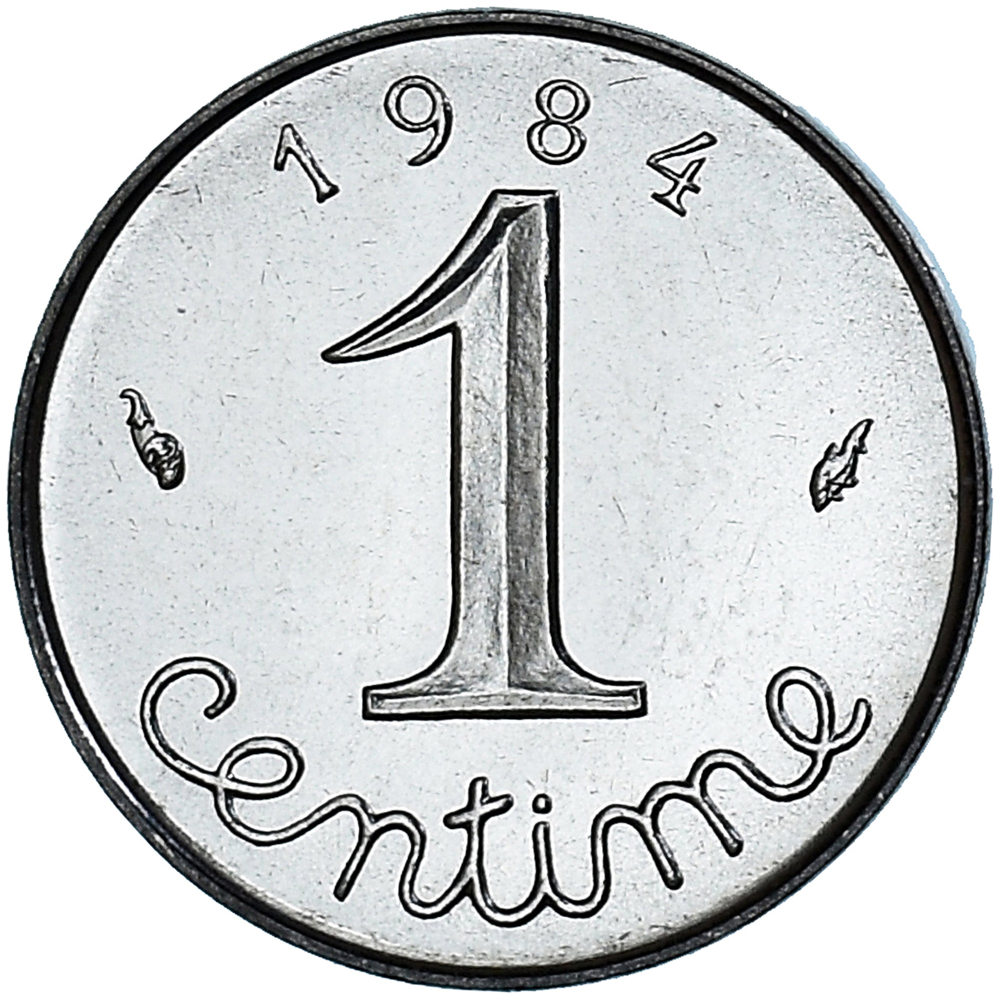 Moneta, Francja, Épi, Centime, 1984, Paris, série FDC, MS(65-70), Stal