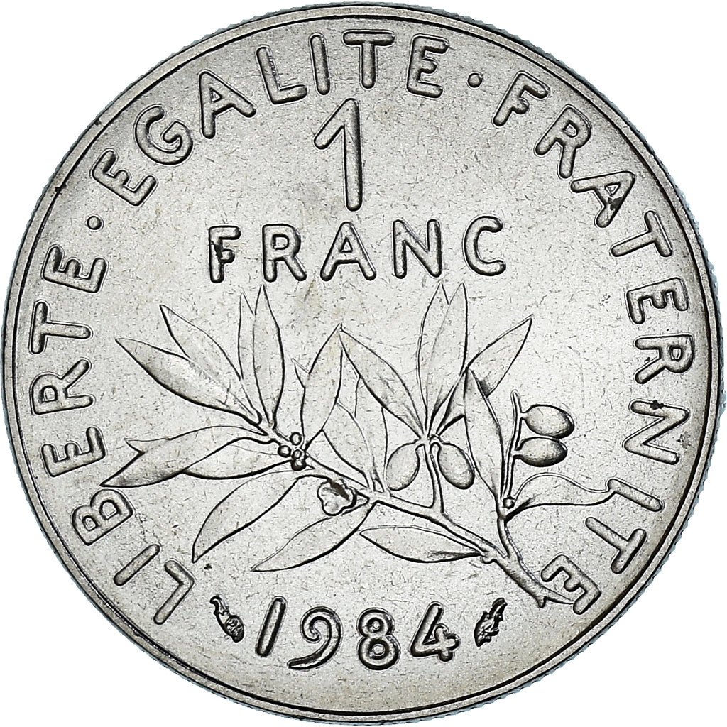Münze, Frankreich, Semeuse, Franc, 1984, Paris, série FDC, STGL, Nickel
