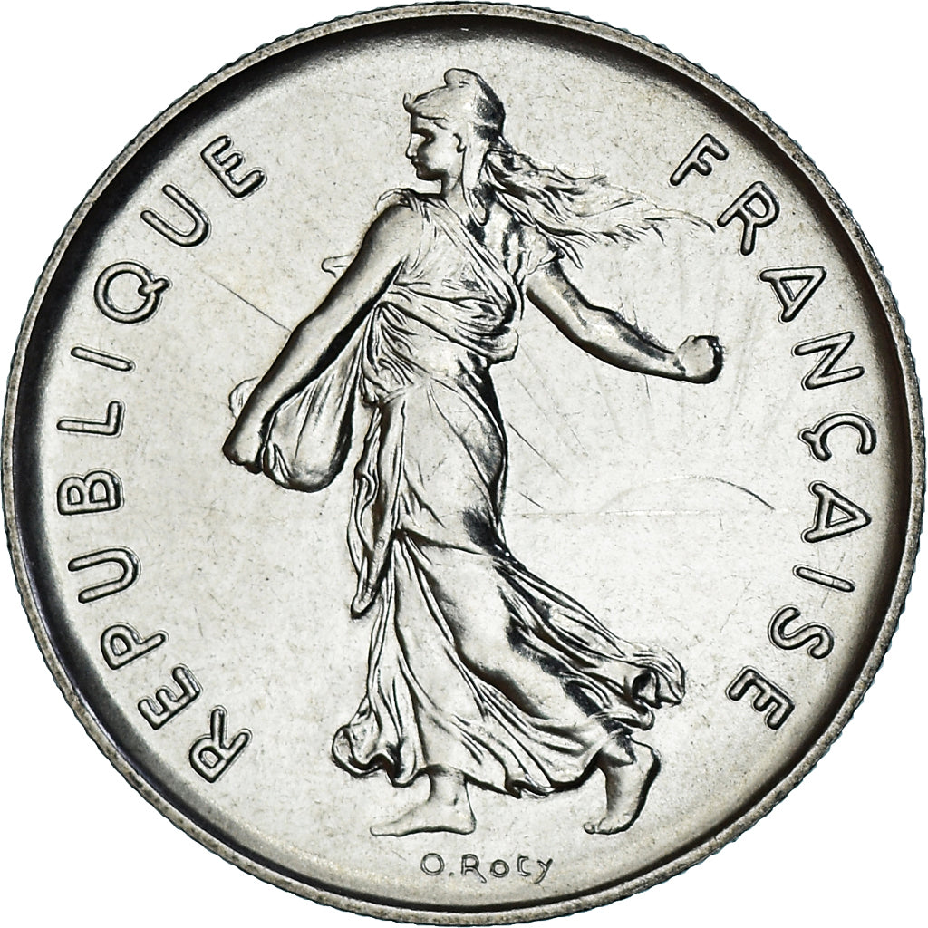 Moneda, Francia, Semeuse, 5 Francs, 1984, Paris, série FDC, FDC, Níquel