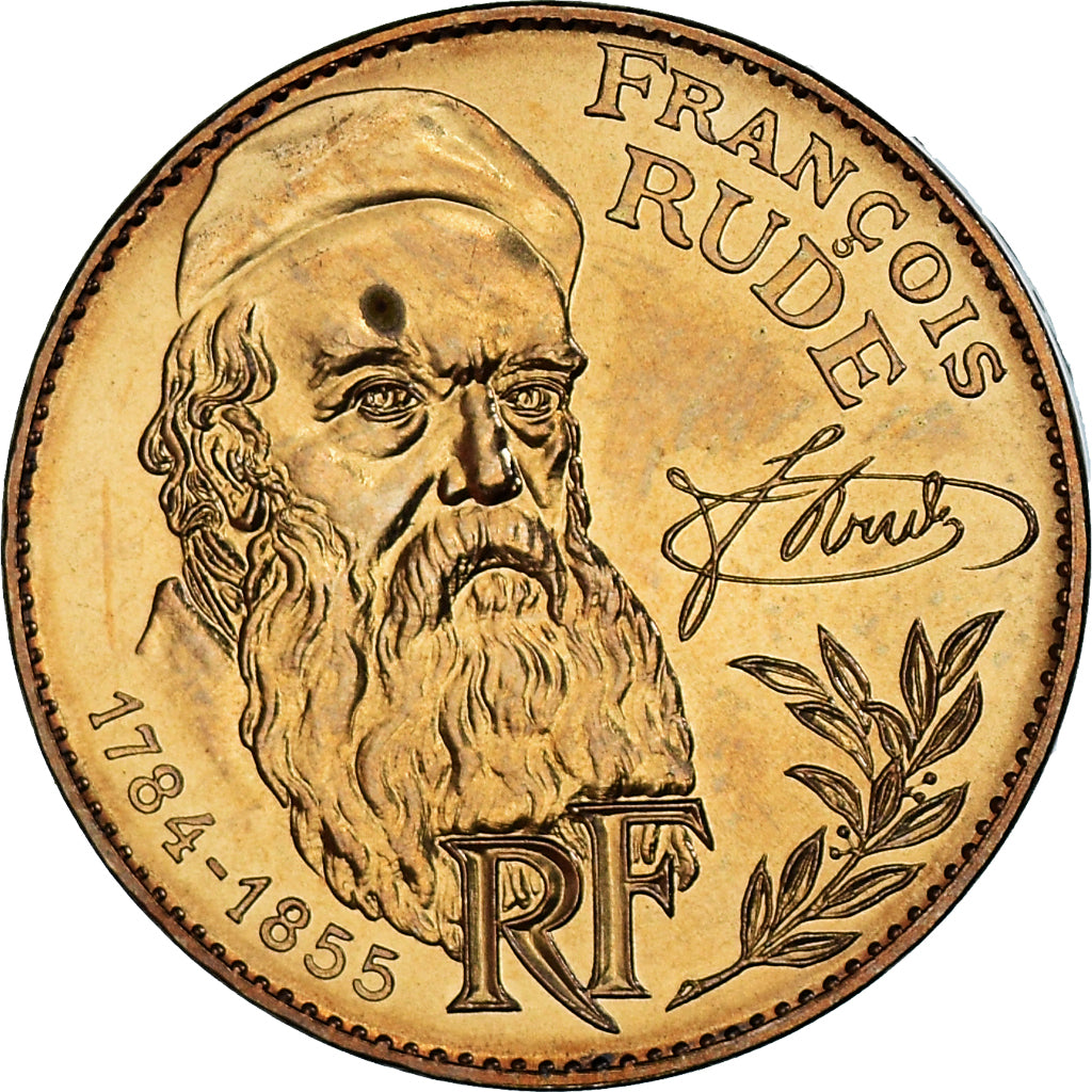Moneta, Francia, François Rude, 10 Francs, 1984, Paris, série FDC, Tranche A