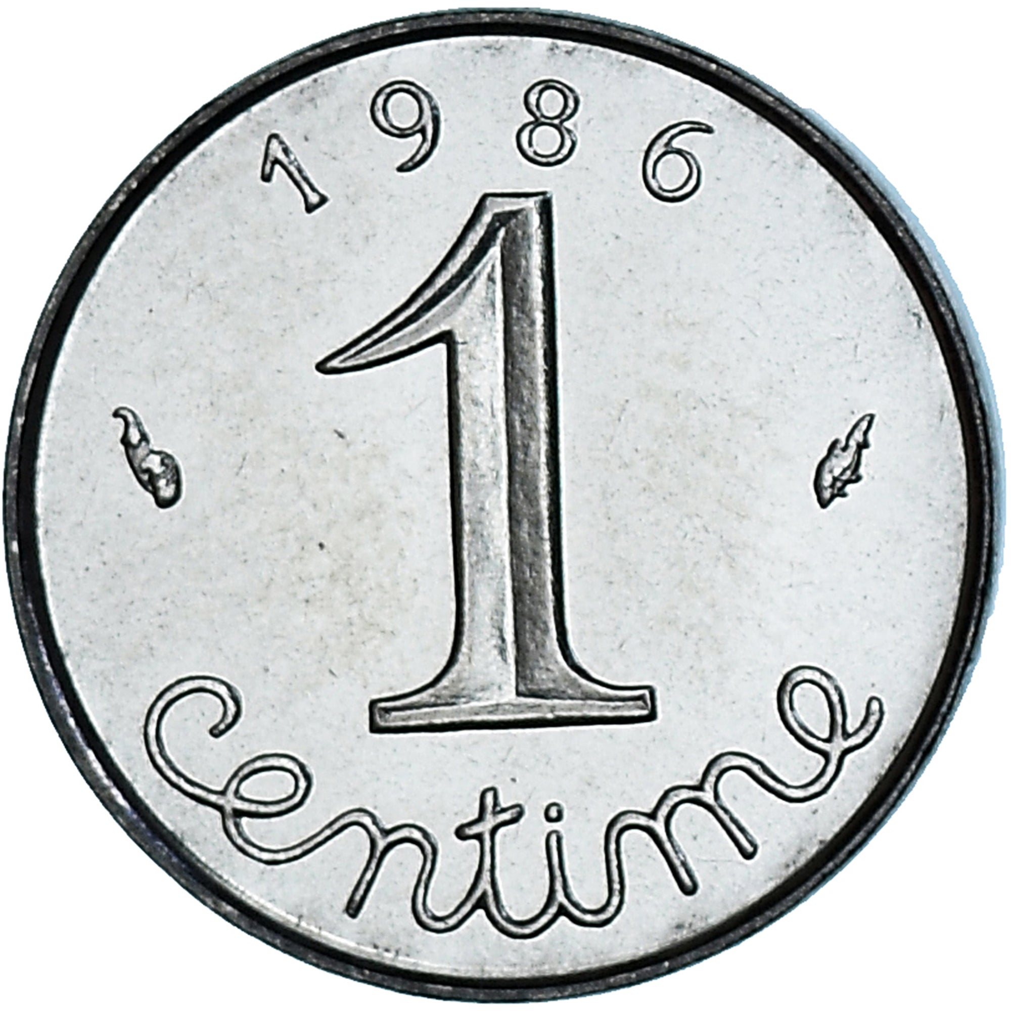 Coin, France, Épi, Centime, 1986, Paris, série FDC, MS(65-70), Stainless
