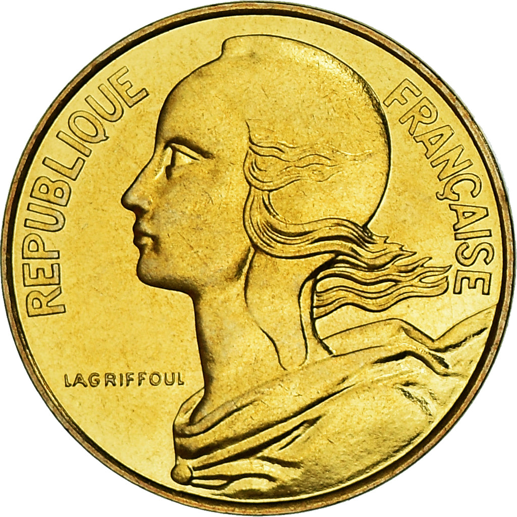 Munten, Frankrijk, Marianne, 10 Centimes, 1986, Paris, série FDC, FDC