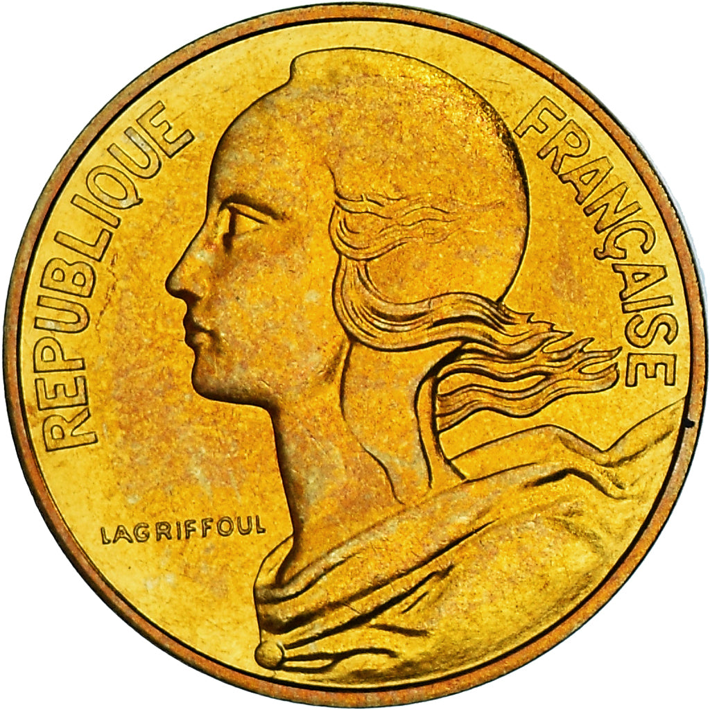 Moneda, Francia, Marianne, 10 Centimes, 1983, Paris, série FDC, FDC, Aluminio -