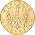 Moeda, Áustria, 25 Schilling, 1929, AU(55-58), Dourado, KM:2841