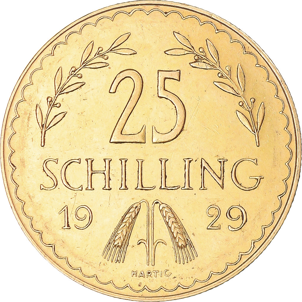 Münze, Österreich, 25 Schilling, 1929, VZ, Gold, KM:2841