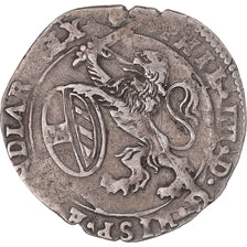 Munten, Lage Spaanse landen, Filip IV, Escalin, 1651, Brussels, ZF, Zilver