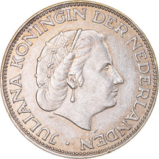 Moneta, Paesi Bassi, Juliana, 2-1/2 Gulden, 1962, SPL-, Argento, KM:185