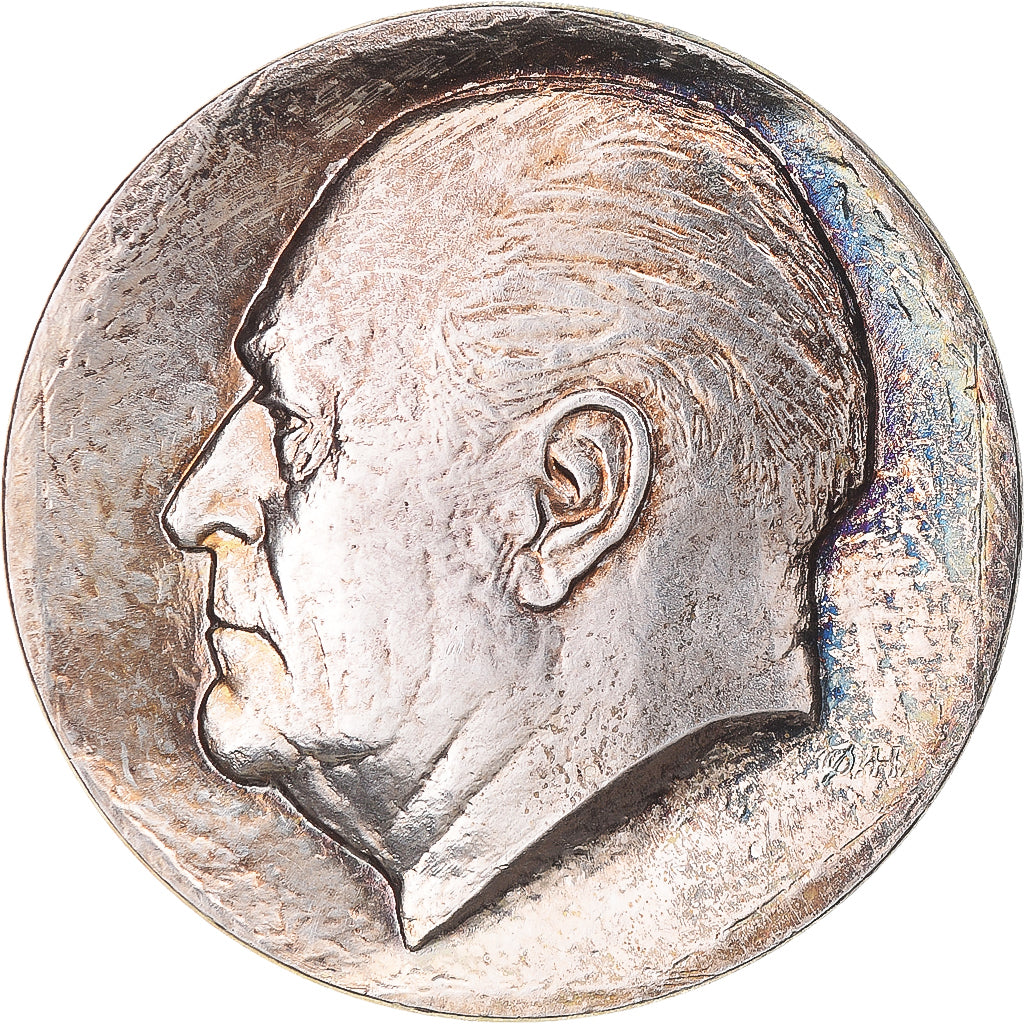Coin, Norway, Olav V, 50 Kroner, 1978, AU(55-58), Silver, KM:424