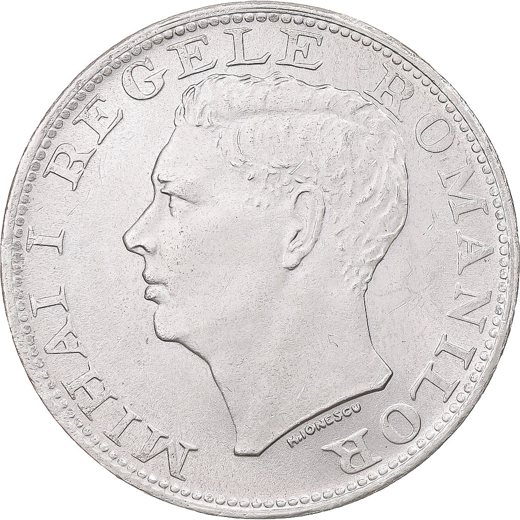 Coin, Romania, Mihai I, 500 Lei, 1944, AU(55-58), Silver, KM:65