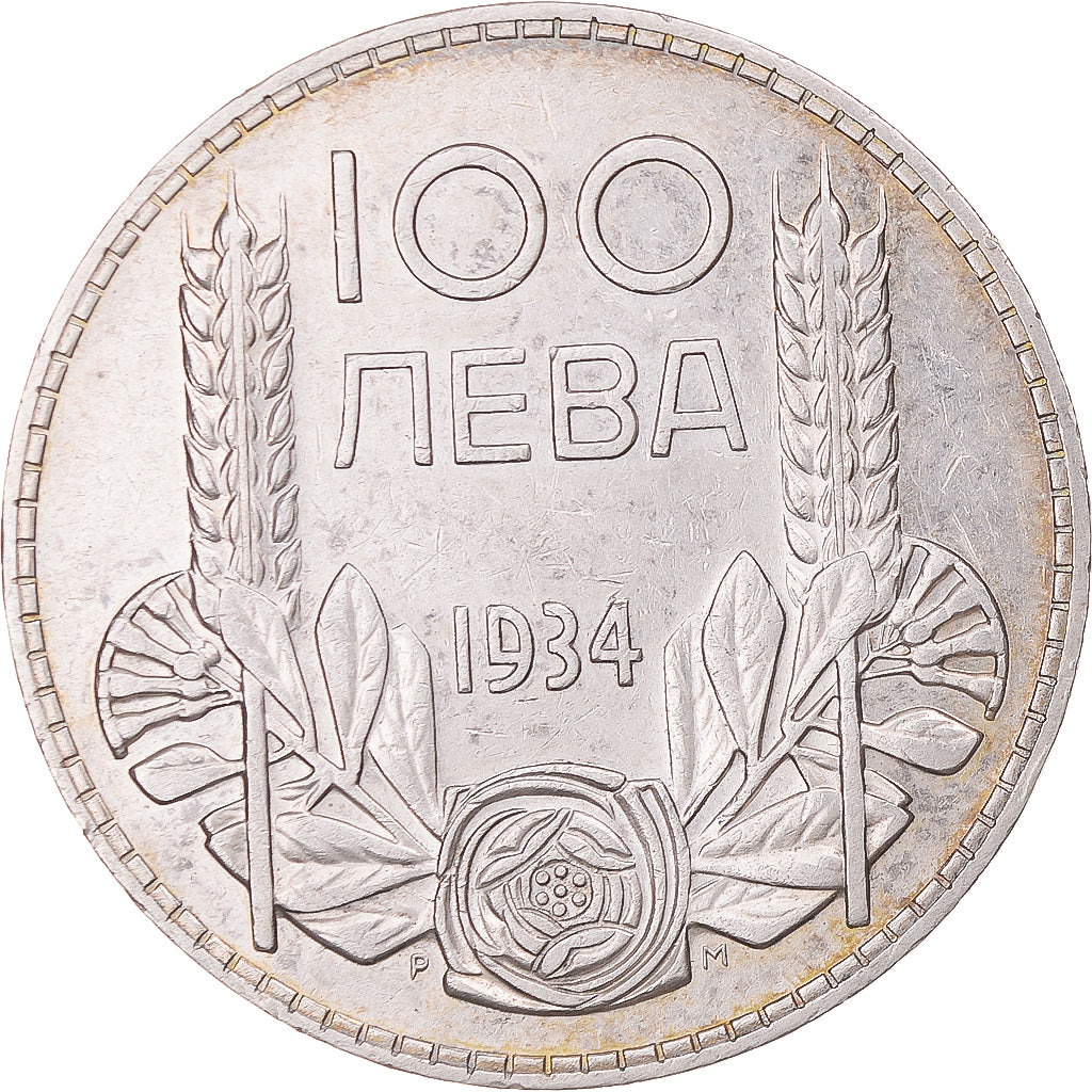 Moneta, Bulgaria, Boris III, 100 Leva, 1934, Royal Mint, SPL-, Argento, KM:45
