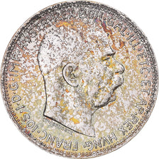 Munten, Oostenrijk, Franz Joseph I, Corona, 1915, ZF+, Zilver
