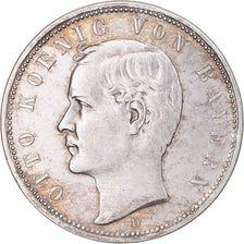 Coin, German States, BAVARIA, Otto, 5 Mark, 1913, Munich, EF(40-45), Silver
