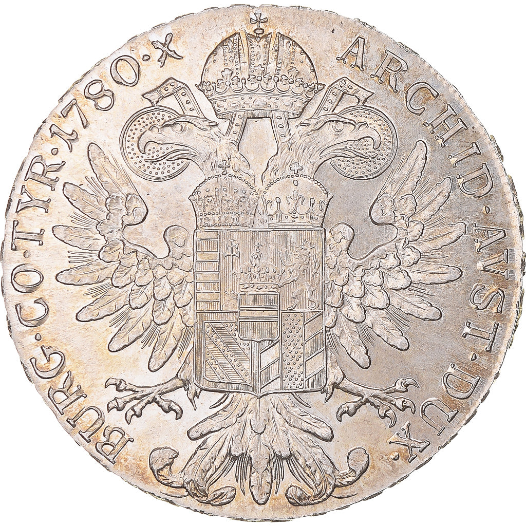 Coin, Austria, Joseph II, Thaler, 1780, Restrike, AU(55-58), Silver, KM:T1