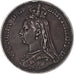 Coin, Great Britain, Victoria, Crown, 1887, EF(40-45), Silver, KM:765