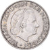 Coin, Netherlands, Juliana, Gulden, 1958, EF(40-45), Silver, KM:184