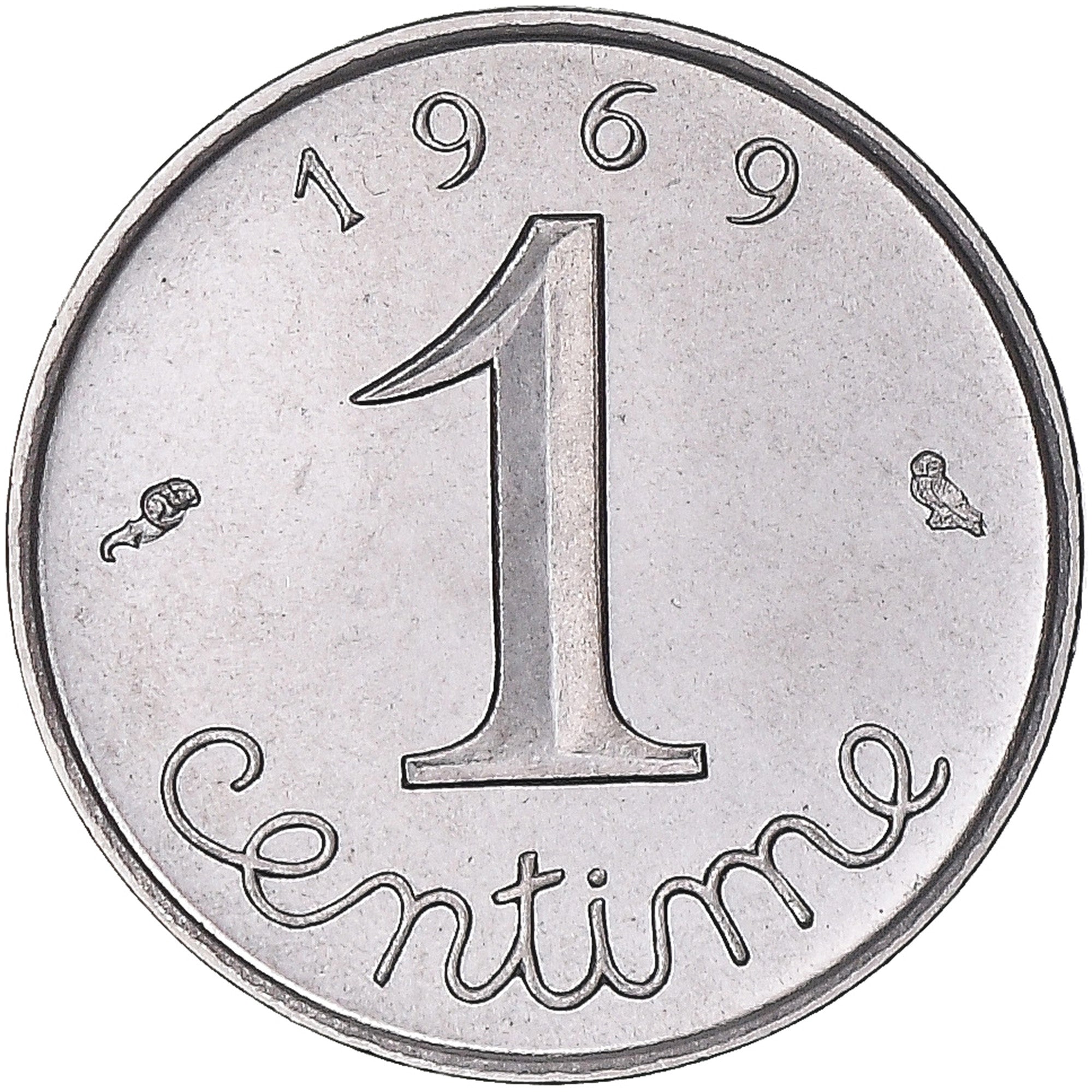 Moneta, Francia, Épi, Centime, 1969, Paris, FDC, Acciaio inossidabile, KM:928