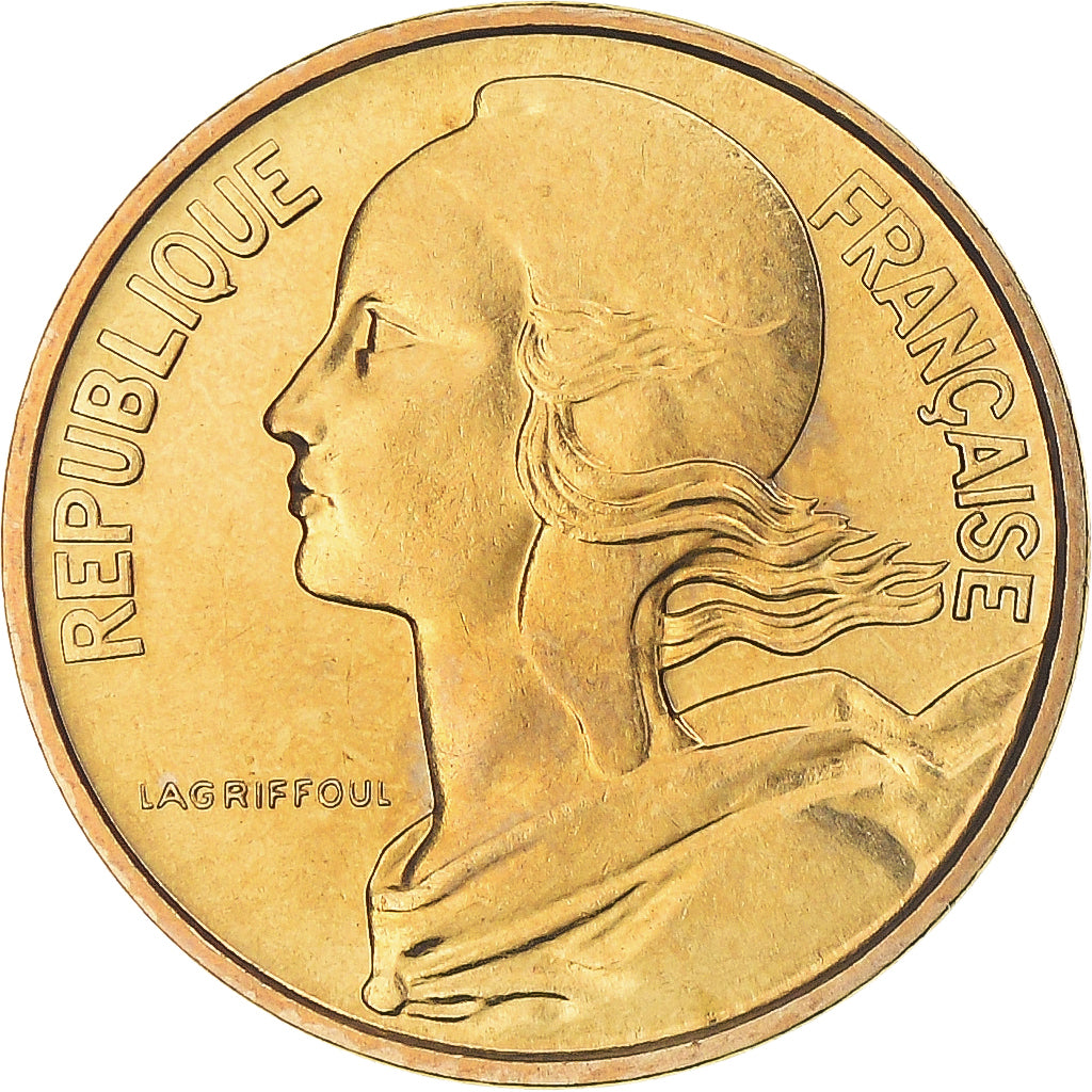 Moneta, Francia, Marianne, 10 Centimes, 1969, Paris, FDC, Alluminio-bronzo