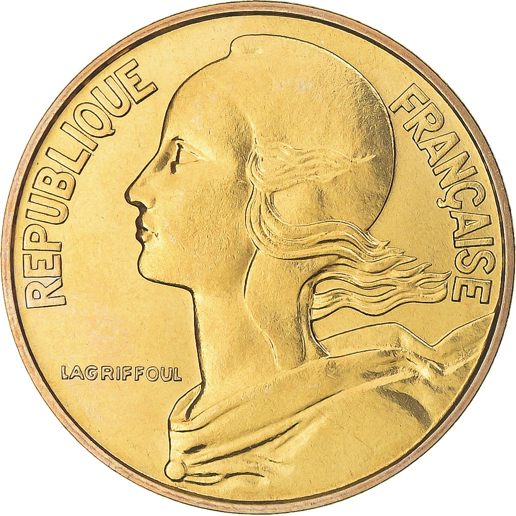 Coin, France, Marianne, 20 Centimes, 1969, Paris, MS(65-70), Aluminum-Bronze