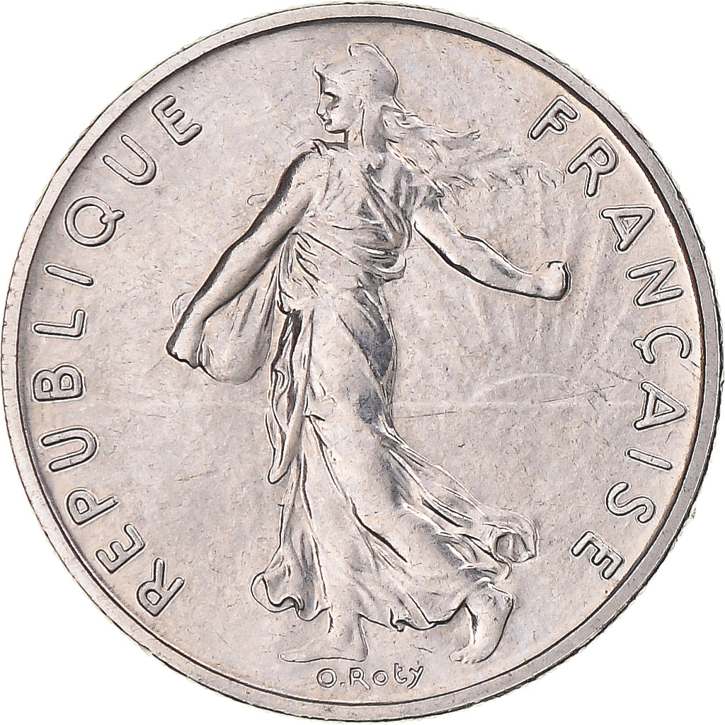 Coin, France, Semeuse, 1/2 Franc, 1990, Paris, MS(60-62), Nickel, KM:931.1