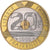 Monnaie, France, Mont Saint Michel, 20 Francs, 1999, FDC, Tri-Metallic