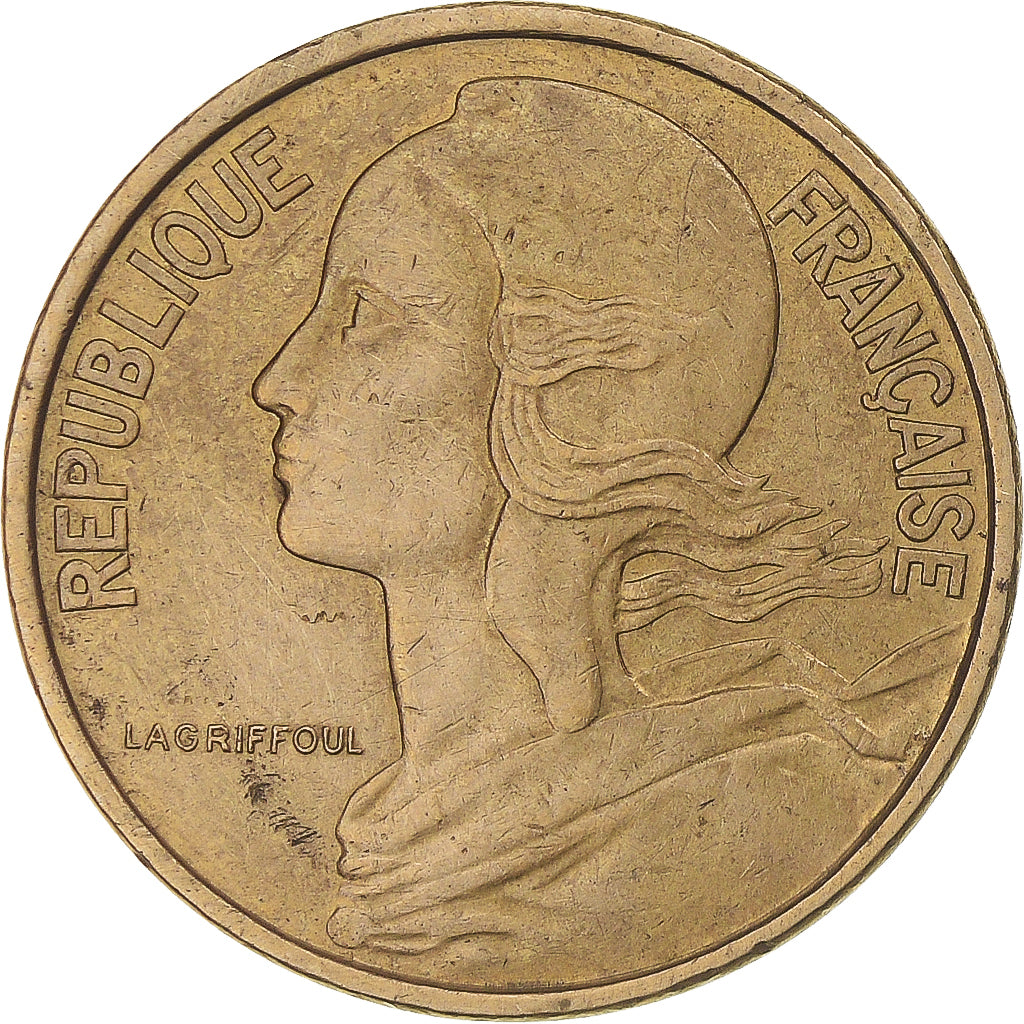 Munten, Frankrijk, Marianne, 50 Centimes, 1962, Paris, Col à 4 plis, ZF+