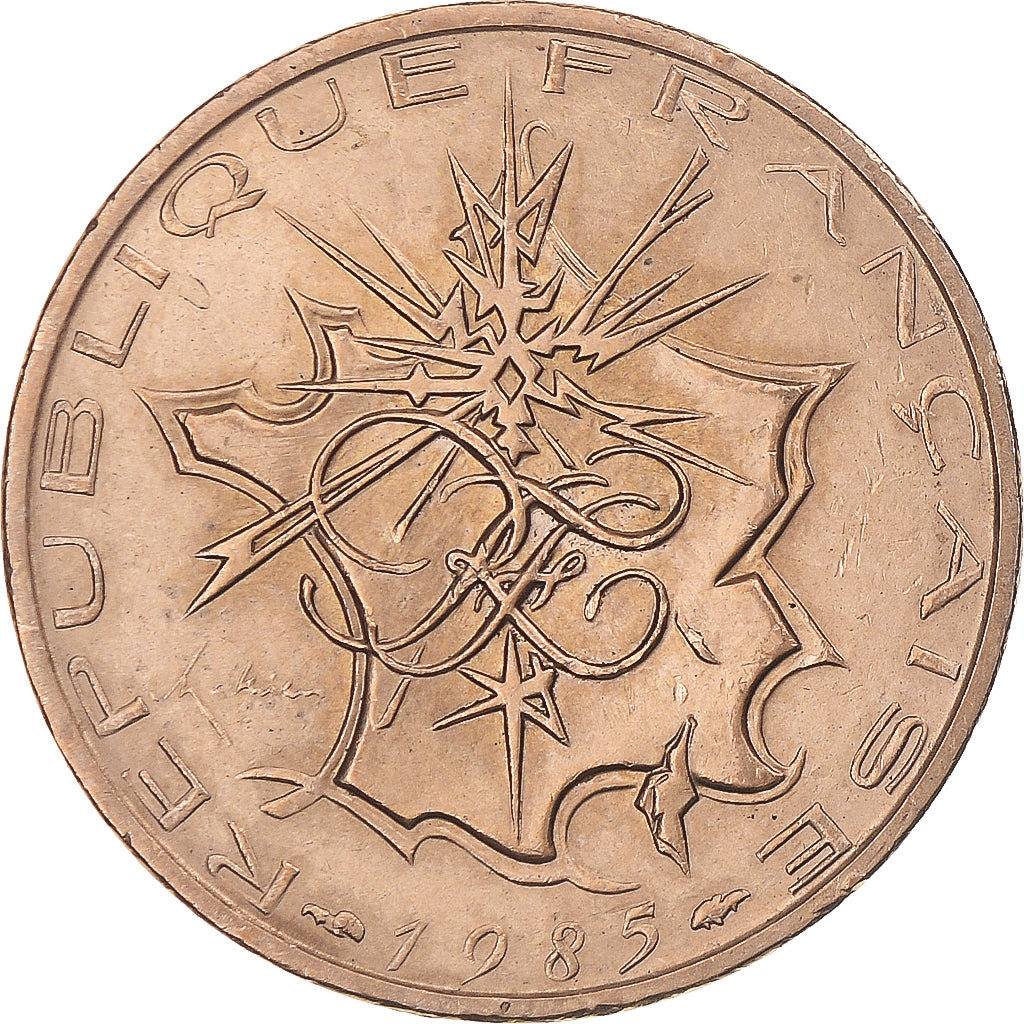 Coin, France, Mathieu, 10 Francs, 1985, Paris, Tranche B, AU(55-58)