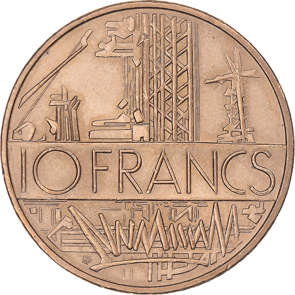 Coin, France, Mathieu, 10 Francs, 1985, Paris, Tranche B, AU(55-58)