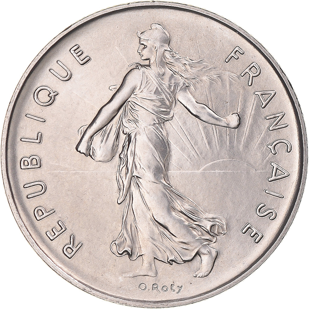 Moneta, Francia, Semeuse, 5 Francs, 1986, Paris, FDC, Nichel placcato