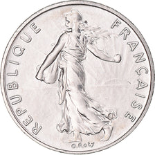 Munten, Frankrijk, Semeuse, 1/2 Franc, 1988, Paris, FDC, Nickel, KM:931.1