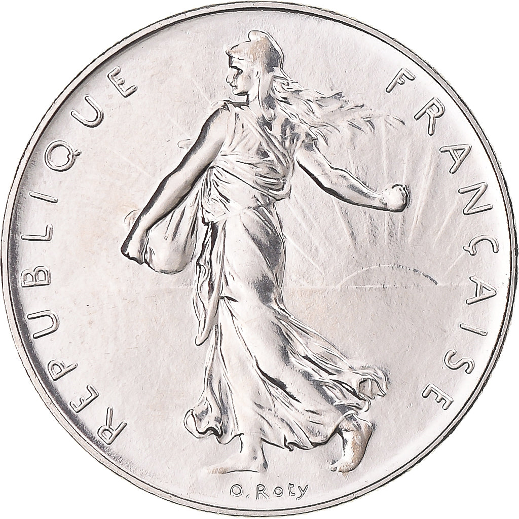 Moneta, Francja, Semeuse, Franc, 1988, Paris, MS(65-70), Nikiel, KM:925.1