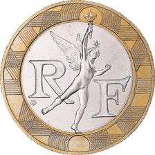 Münze, Frankreich, Génie, 10 Francs, 1988, Paris, STGL, Bi-Metallic, KM:964.1
