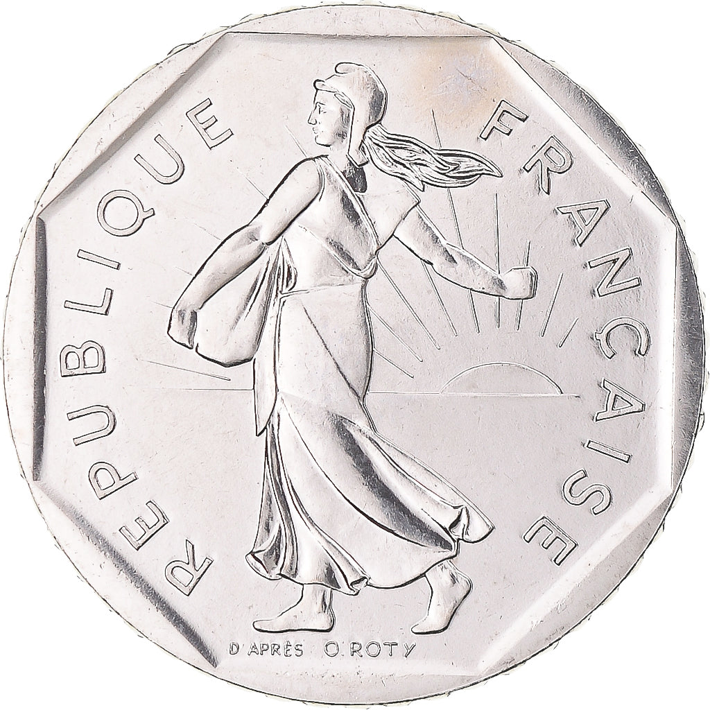 Coin, France, Semeuse, 2 Francs, 1988, Paris, MS(65-70), Nickel, KM:942.1