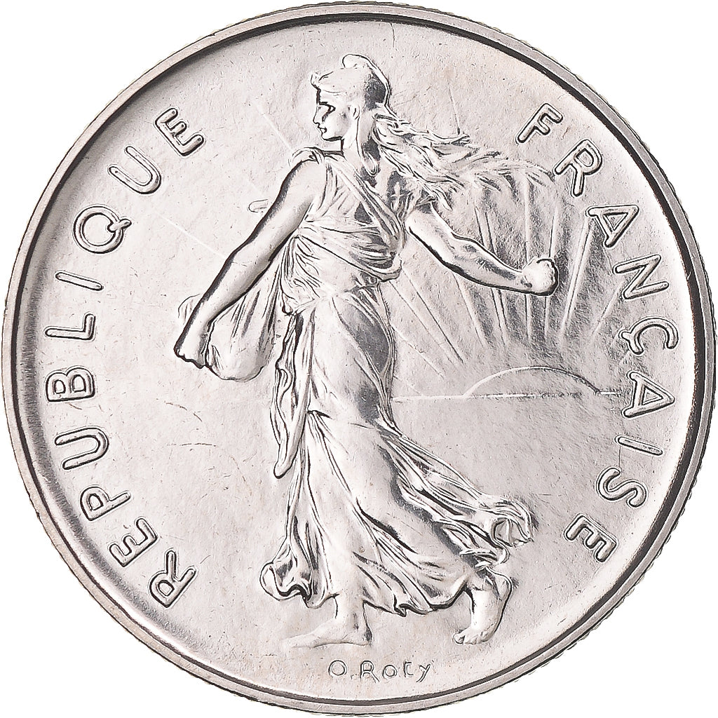Coin, France, Semeuse, 5 Francs, 1988, Paris, MS(65-70), Nickel Clad