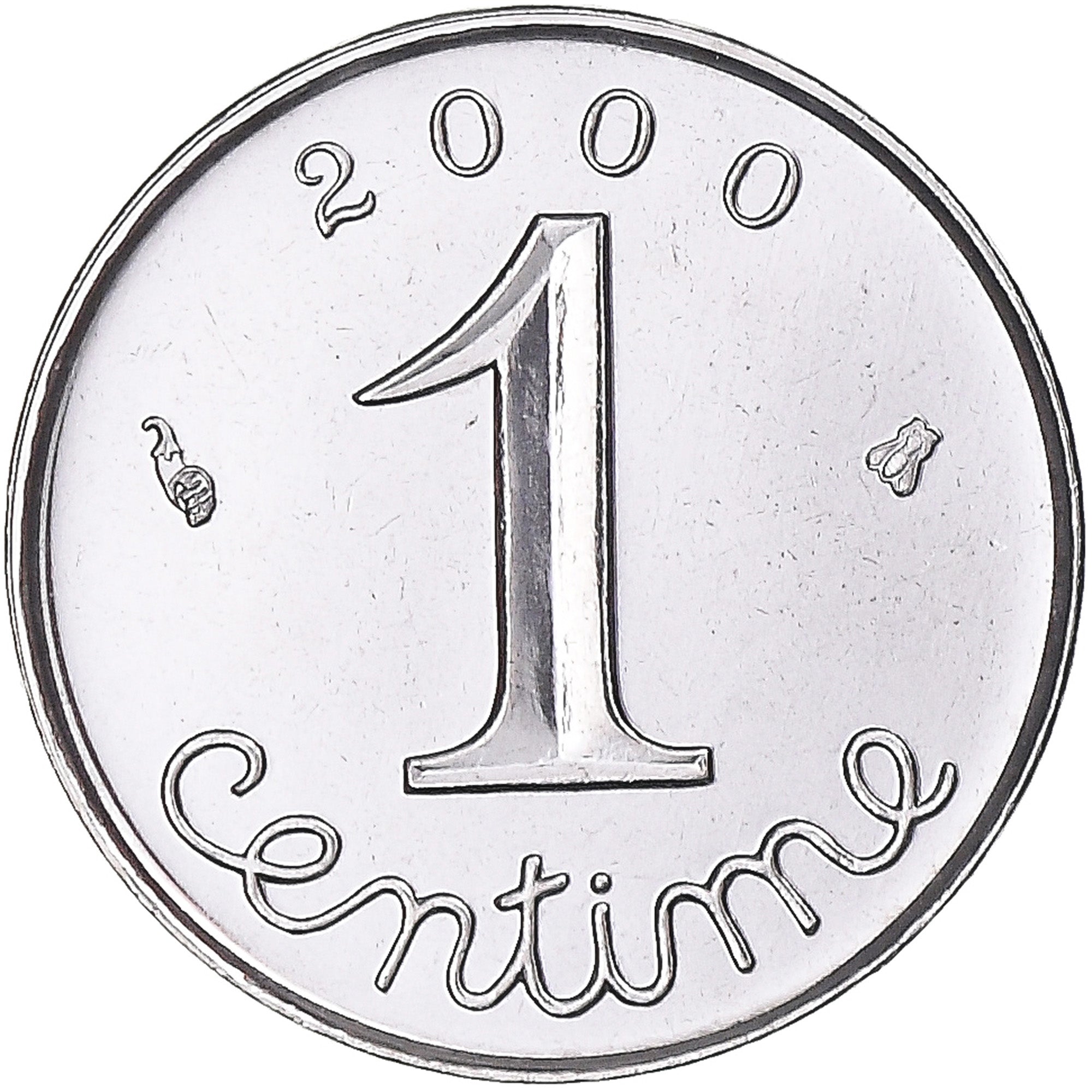 Münze, Frankreich, Épi, Centime, 2000, Paris, BU, STGL, Stainless Steel