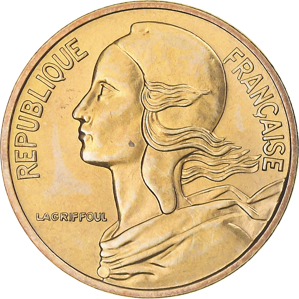 Moneta, Francia, Marianne, 5 Centimes, 1980, Paris, FDC, Alluminio-bronzo