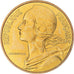 Munten, Frankrijk, Marianne, 10 Centimes, 1980, Paris, FDC, Aluminum-Bronze