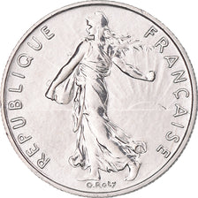 Coin, France, Semeuse, 1/2 Franc, 2001, Paris, BU, MS(65-70), Nickel, KM:931.1