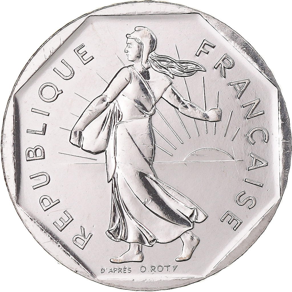 Moneta, Francia, Semeuse, 2 Francs, 2000, Paris, BU, FDC, Nichel, KM:942.1