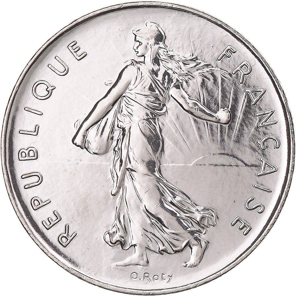 Coin, France, Semeuse, 5 Francs, 2000, Paris, BU, MS(65-70), Nickel Clad