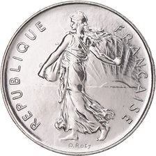Coin, France, Semeuse, 5 Francs, 2000, Paris, BU, MS(65-70), Nickel Clad