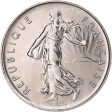 Coin, France, Semeuse, 5 Francs, 2001, Paris, BU, MS(65-70), Nickel Clad