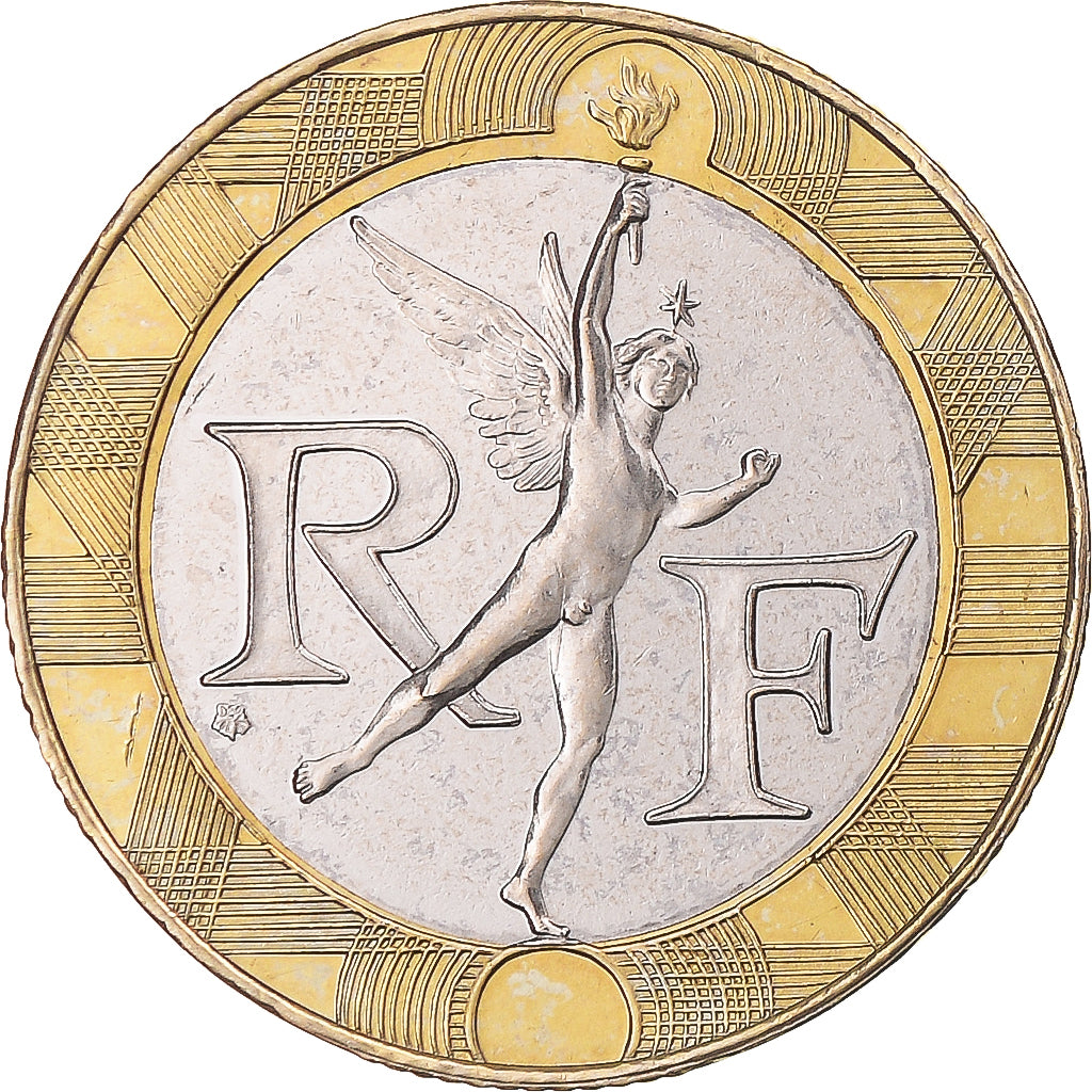 Coin, France, Génie, 10 Francs, 2001, Paris, BU, MS(65-70), Aluminum-Bronze