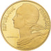 Moneda, Francia, Marianne, 10 Centimes, 1991, Paris, BE, FDC, Aluminio - bronce