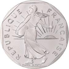 Coin, France, Semeuse, 2 Francs, 1991, Paris, BE, MS(65-70), Nickel, KM:942.2