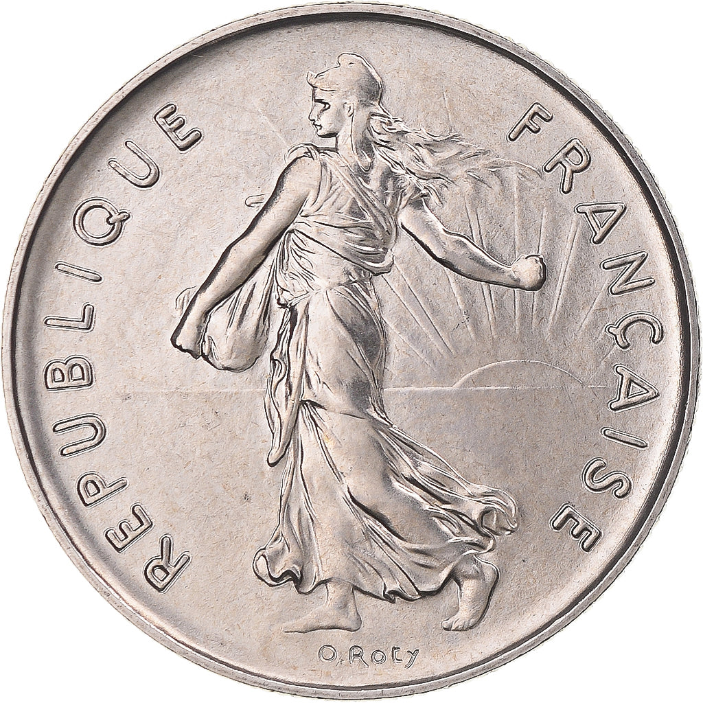 Moneda, Francia, Semeuse, 5 Francs, 1985, Paris, FDC, Níquel recubierto de