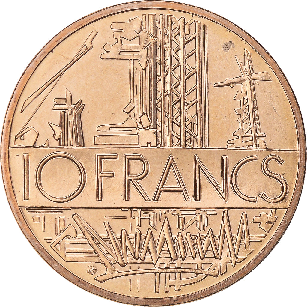 Coin, France, Mathieu, 10 Francs, 1985, Paris, Tranche B, MS(65-70)