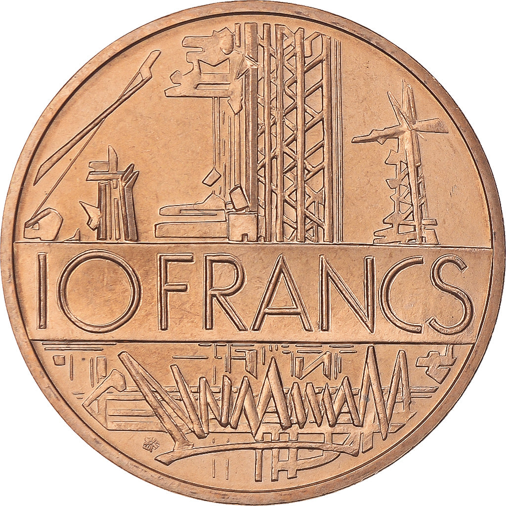 Münze, Frankreich, Mathieu, 10 Francs, 1983, Paris, Tranche A, STGL
