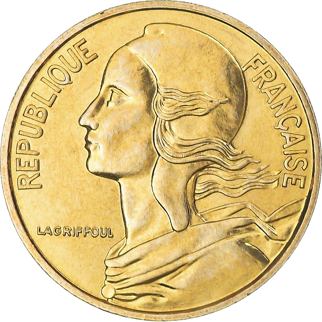 Moneta, Francia, Marianne, 5 Centimes, 1998, Paris, BU, FDC, Alluminio-bronzo