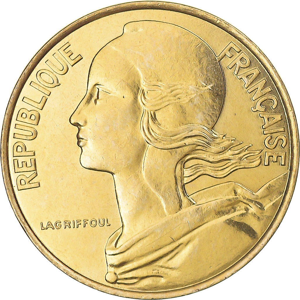 Munten, Frankrijk, Marianne, 10 Centimes, 1998, Paris, BU, FDC, Aluminum-Bronze